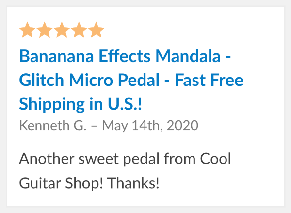 Bananana Mandala Reviews