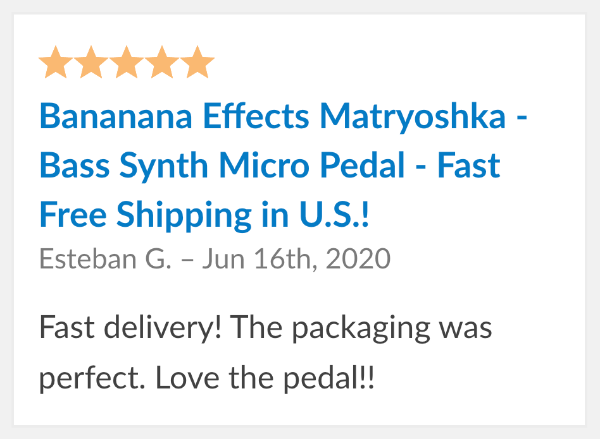 Bananana Matryoshka Reviews