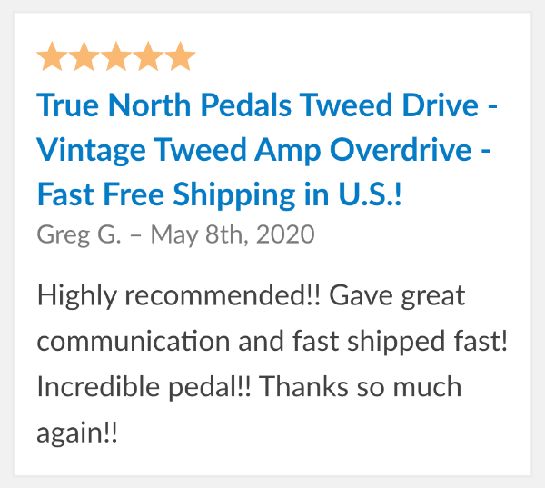 Tweed Drive Reviews