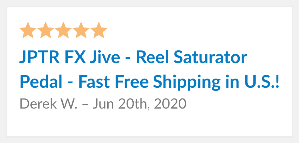 JPTR FX Jive Review