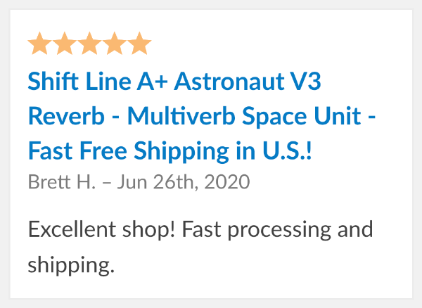Shift Line Astronaut Review