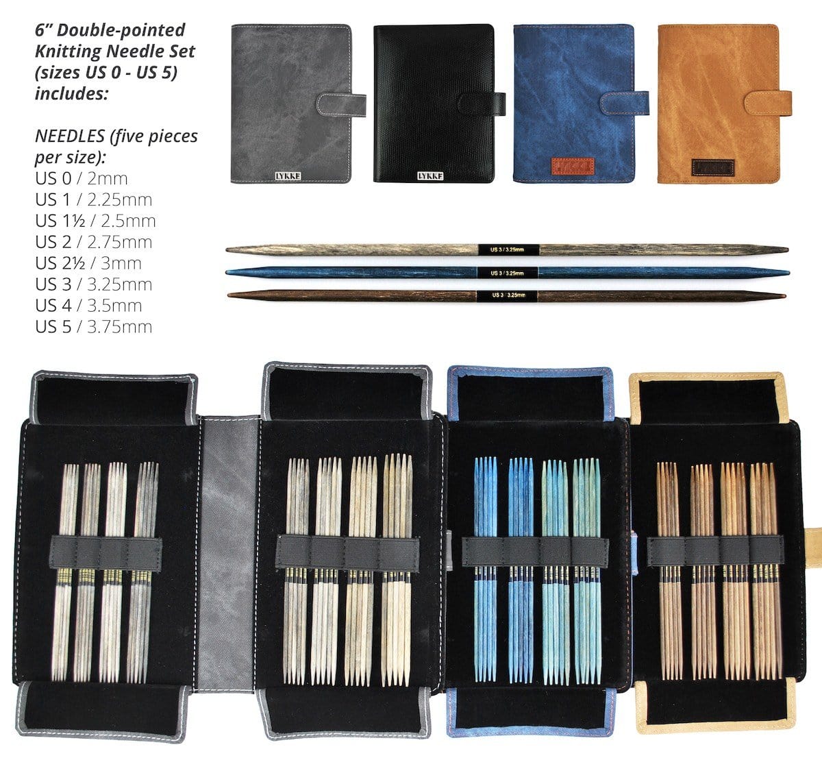 Lykke Birch Wood Interchangeable Circular Knitting Needle Sets – Purl's  Yarn Emporium