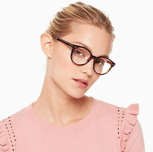 Kate Spade Glasses Reading Womens Kaylin Cat Eye Round Tortoise Shell –  Luxe Fashion Finds