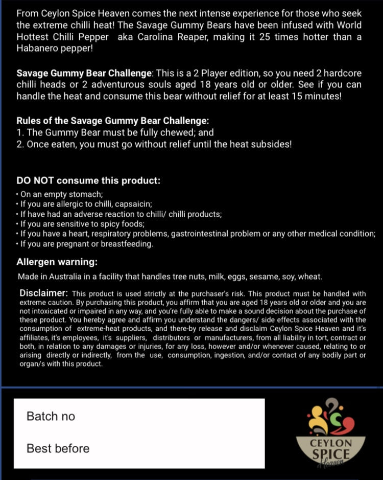 Sugar Free Gummy Bears Challenge