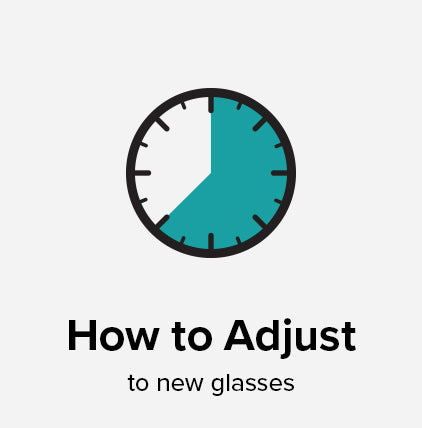 How to adjust to new glasses