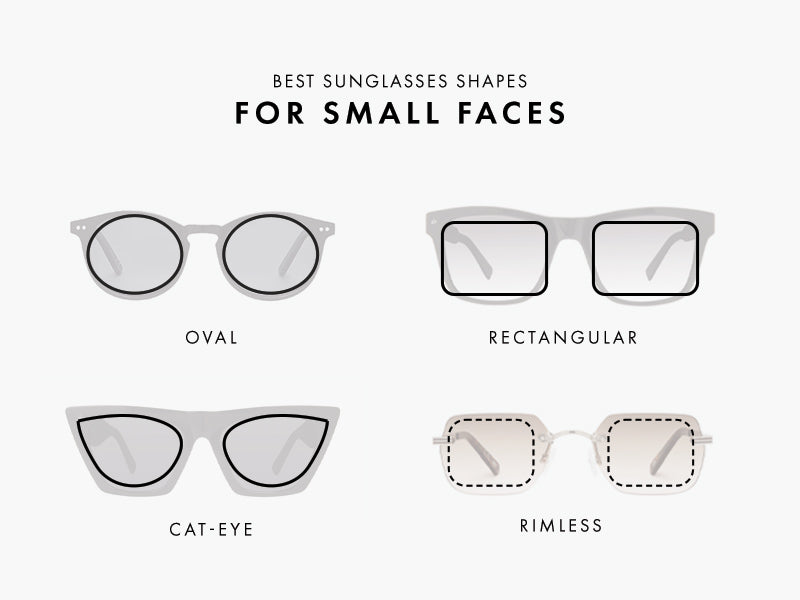 best sunglasses shapes for small faces