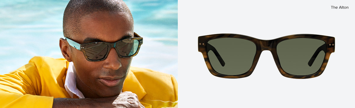 green lens sunglasses alton by prive revaux