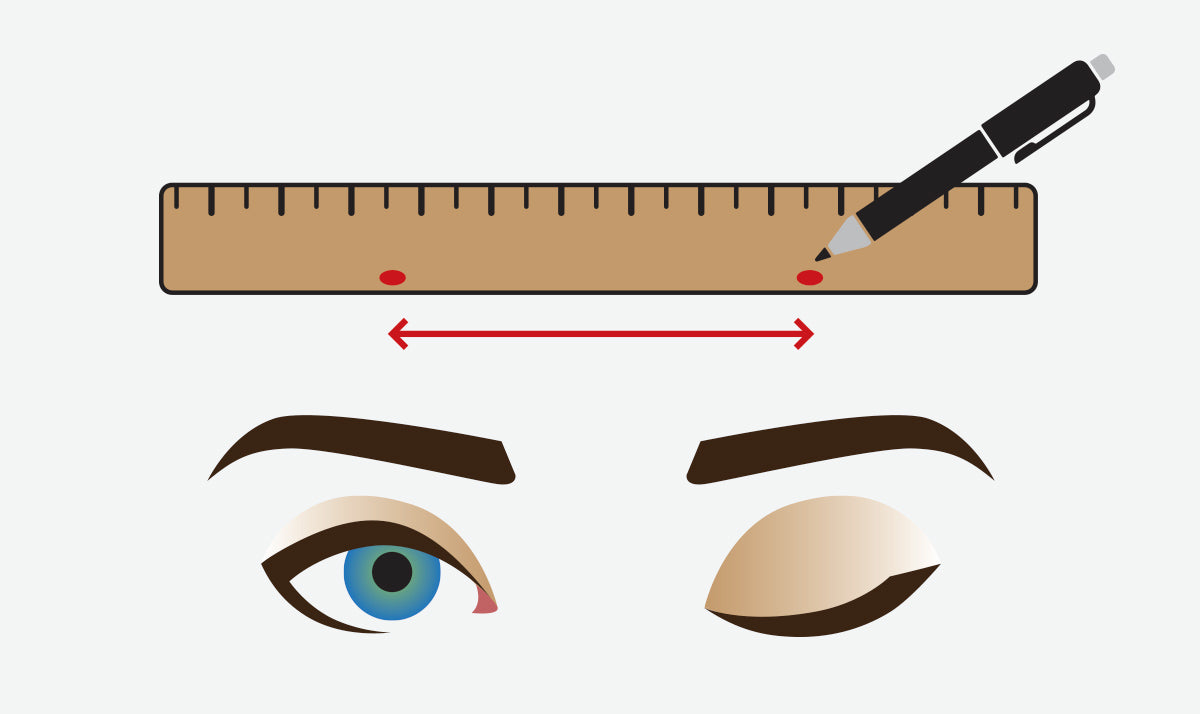 how to measure pd with a ruler