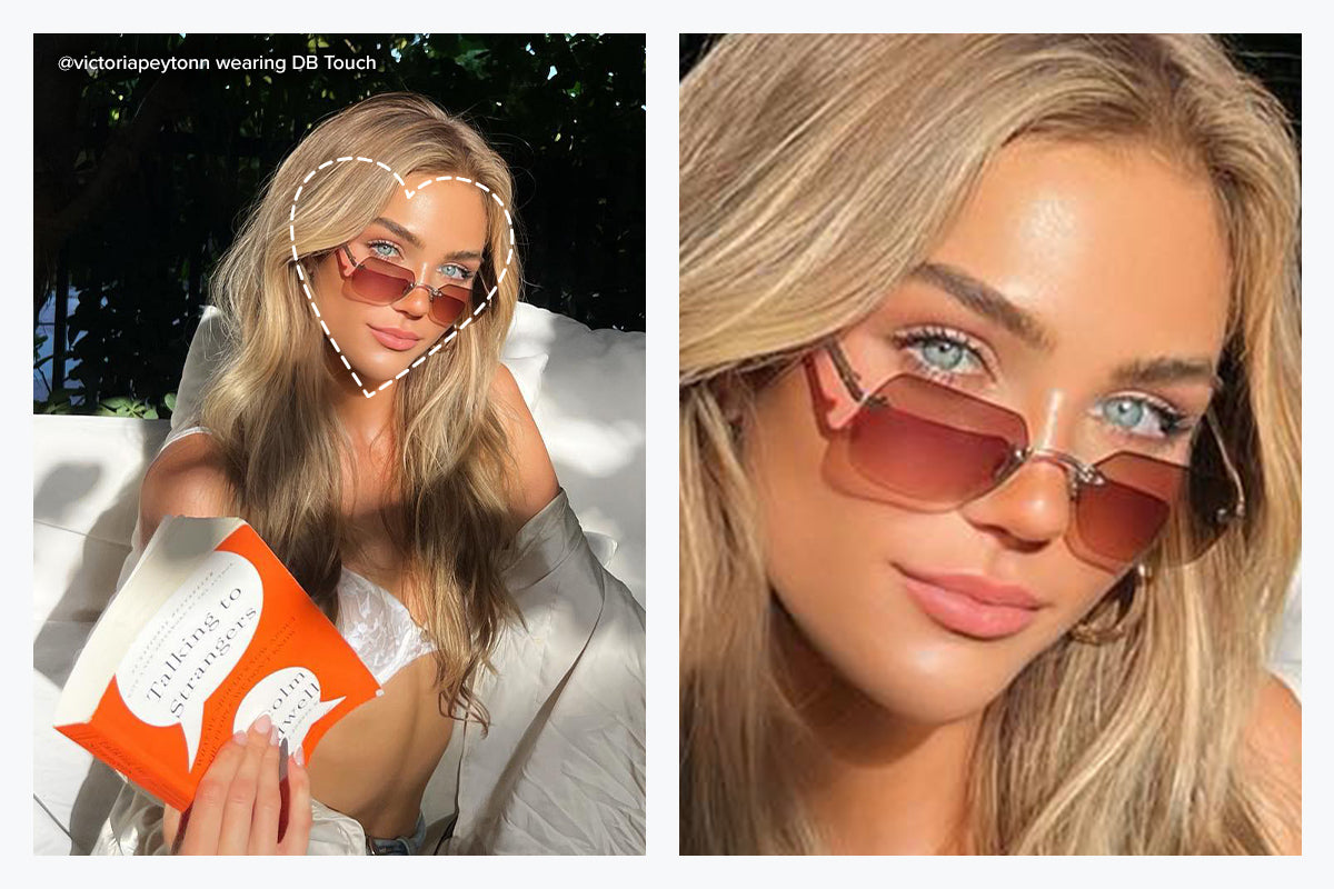 How to find the perfect sunglasses for a heart-shaped face! 😎❤️ #gre... |  Eye Glass Frames | TikTok