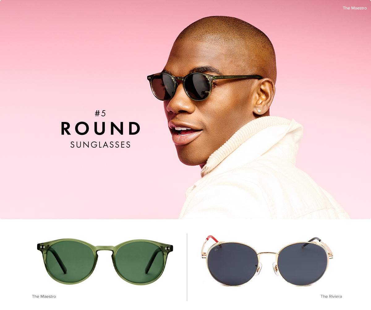 round sunglasses men