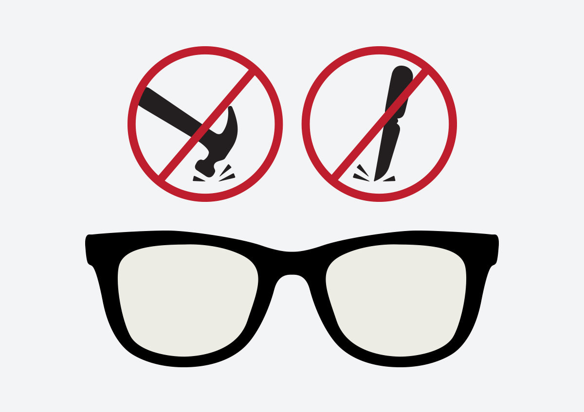 prevent glasses from scratching