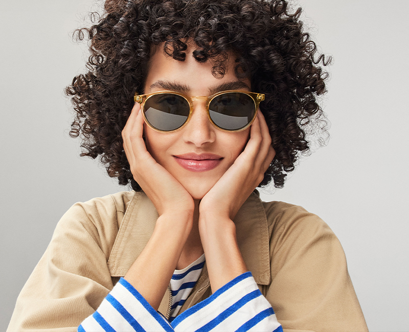 best sunglasses for curly hair