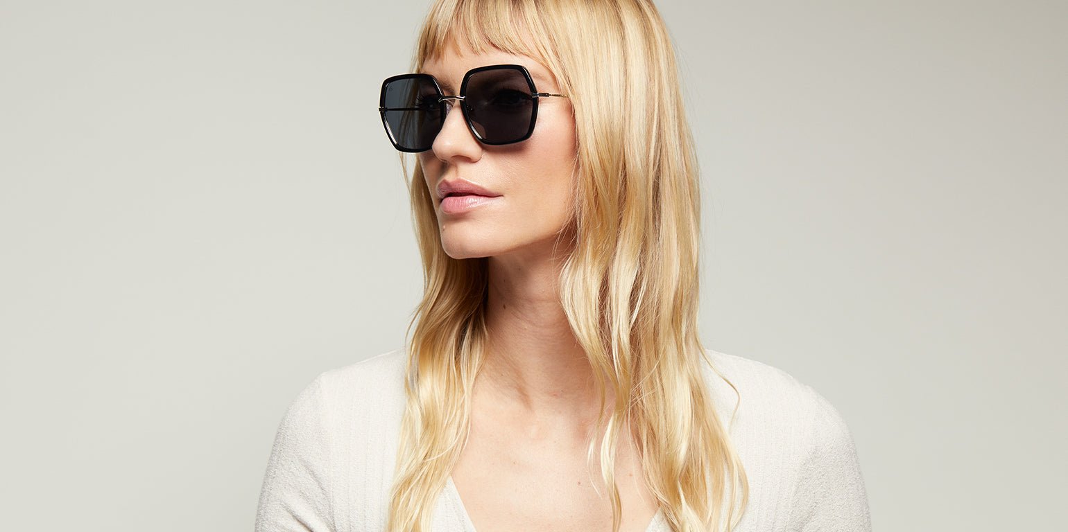 Dior Stellaire Square Sunglasses in Gold with Green Lens  clothing