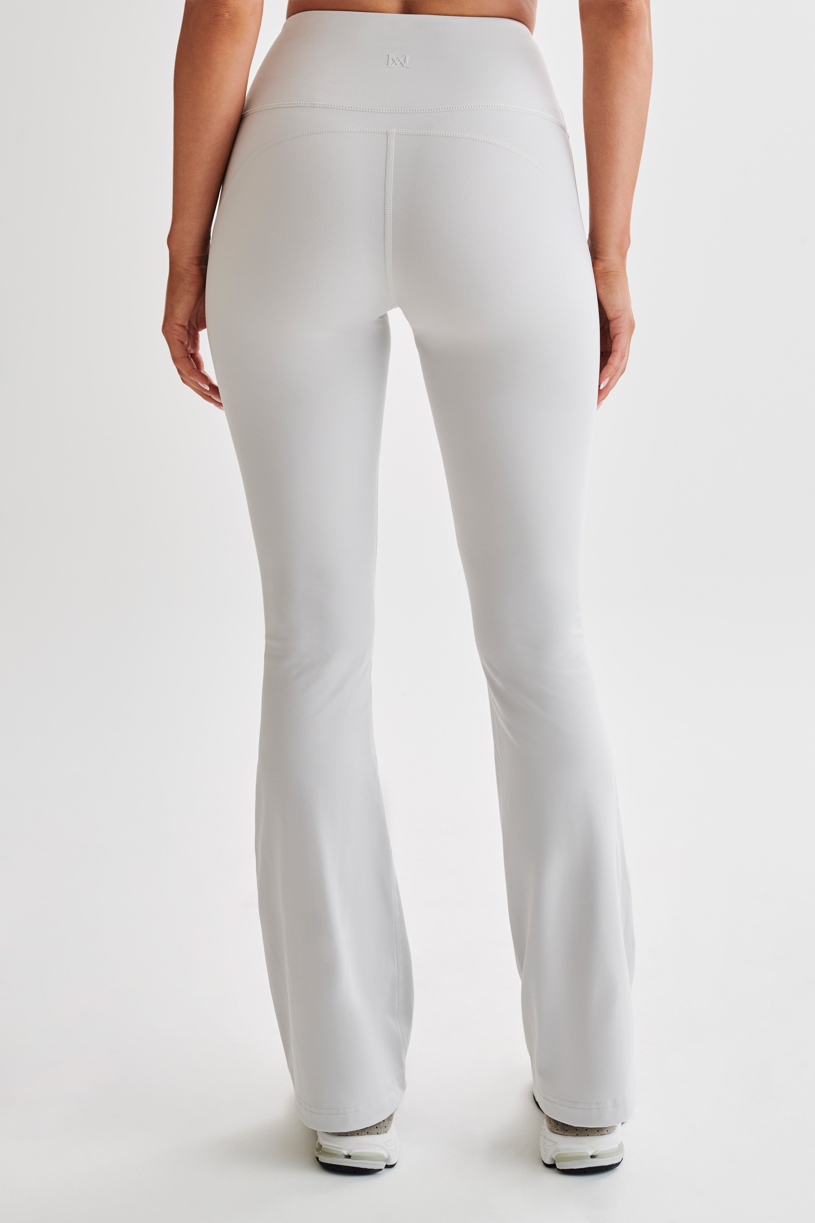 Jesse Flared Yoga Pants - Ice Grey