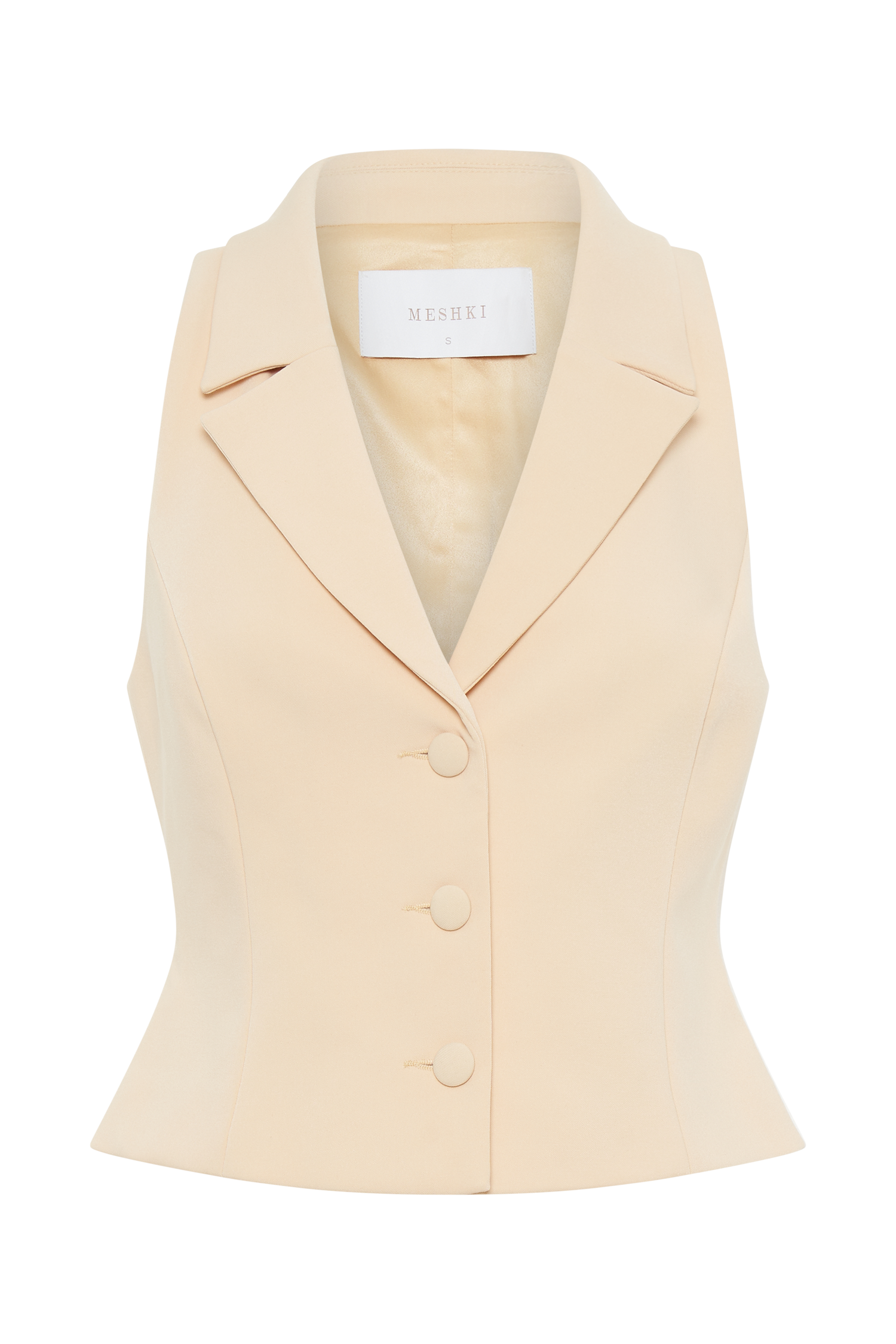 Mura Suiting Vest - Peach