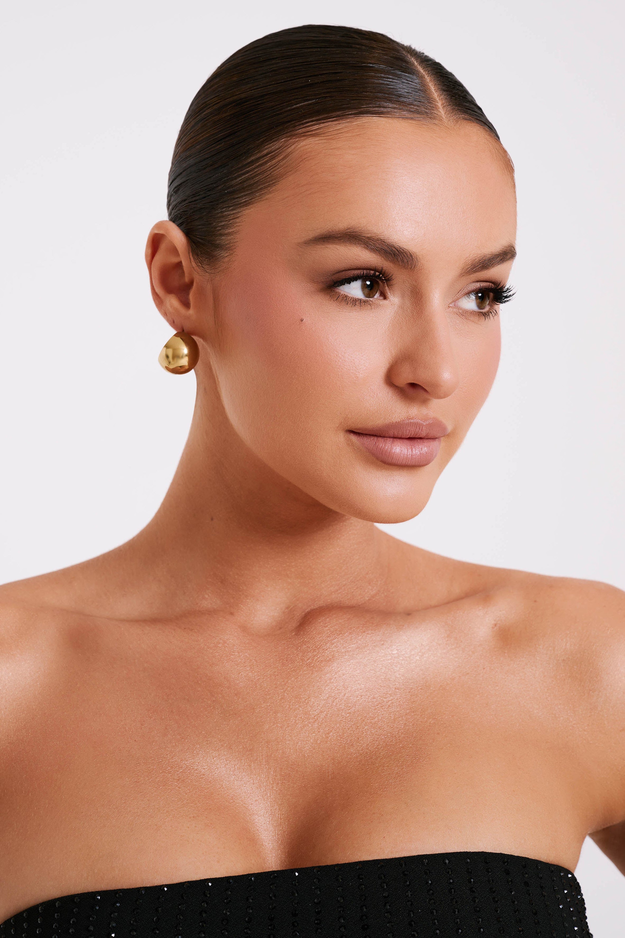 Katia Hoop Earrings - Gold