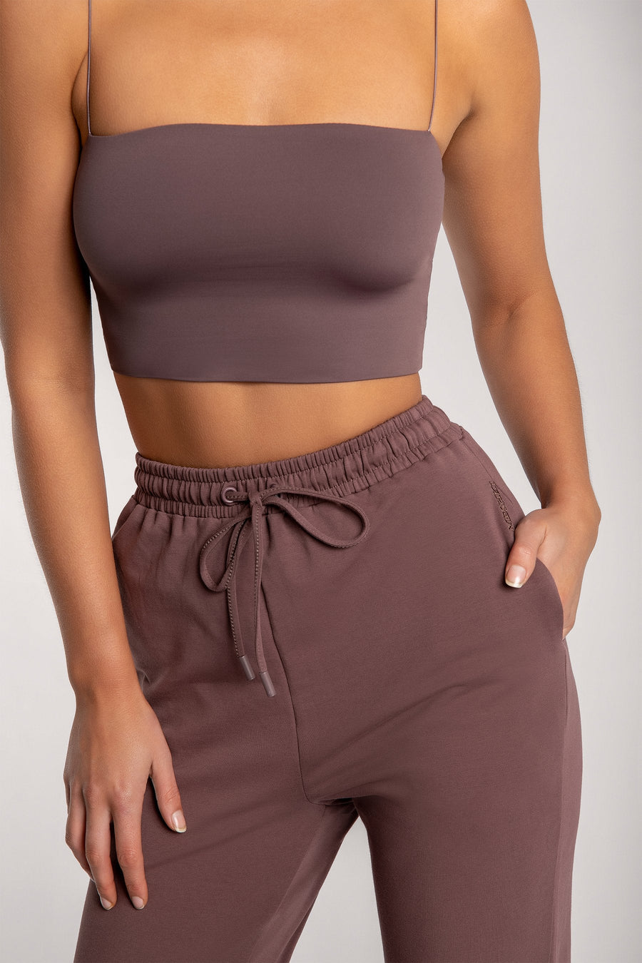 Yvonne Crop Top – Mauve – MESHKI U.S