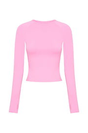 Venus Long Sleeve Top - Candy Pink