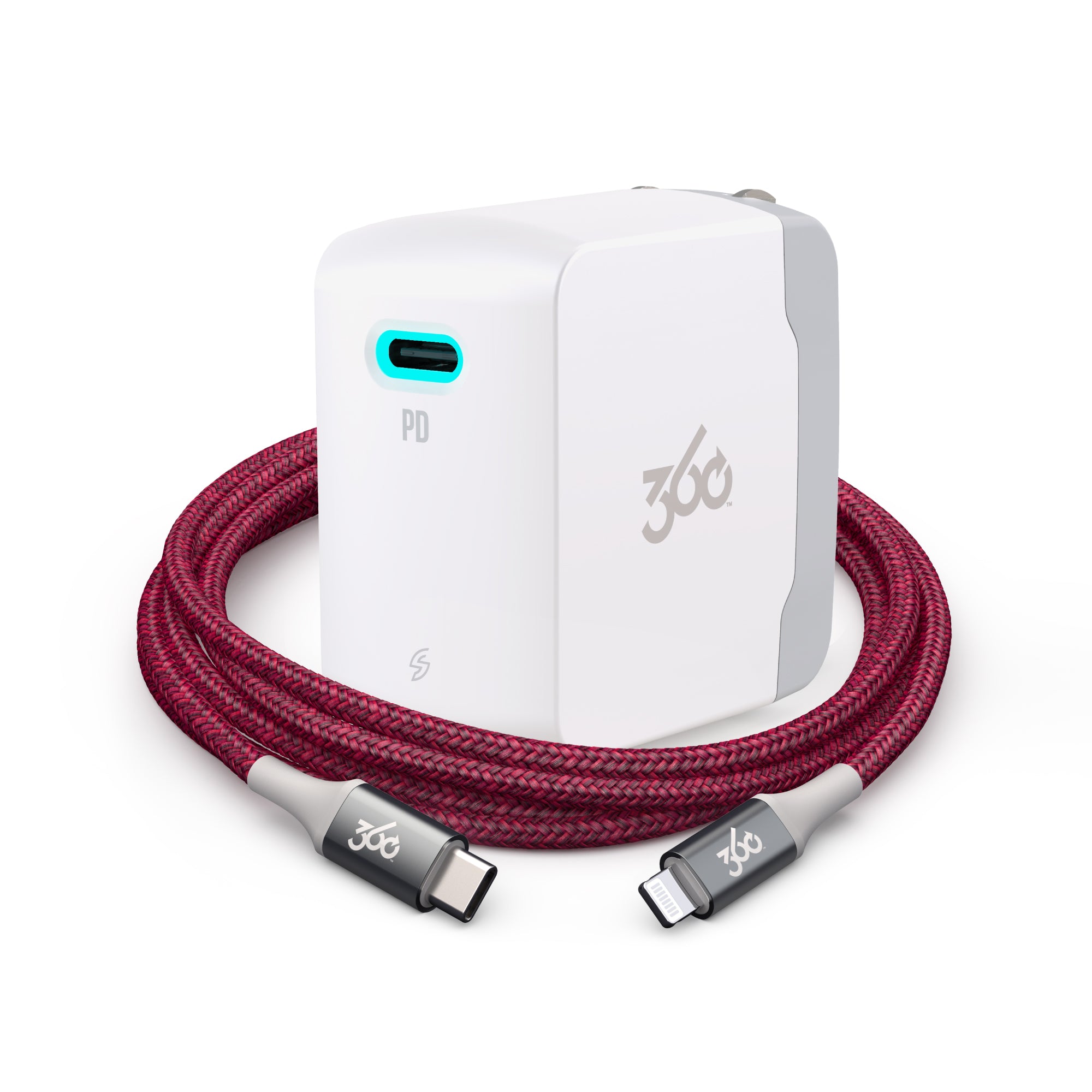 VividC18 + Habitat - 18W USB-C Charger - + 8ft Lightning to USB-C cable