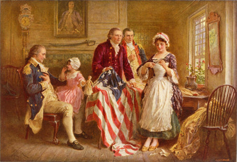 Betsy Ross original flag made from hemp