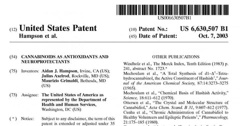 Cannabis patent