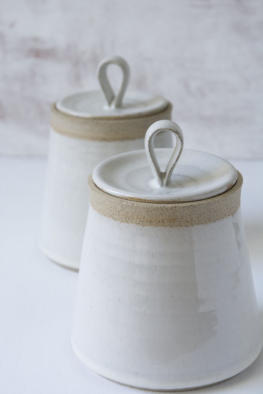 Handmade Ceramic Kitchen Canister Mad About Pottery