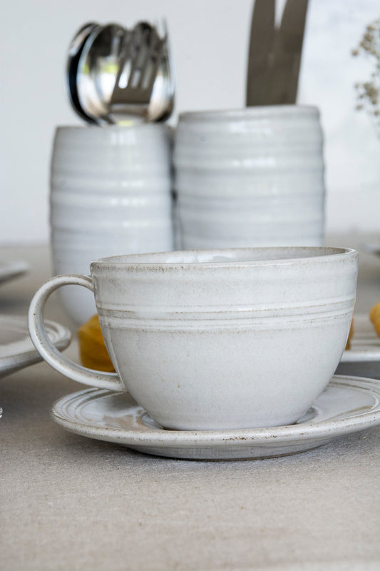 Handmade Pottery Coffee Cup, Cappuccino Coffee Mug, Large Capacity Cof –  Paintingforhome
