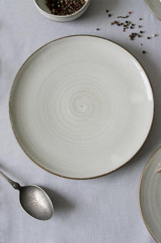 Enamel Plate - White – Farmhouse Pottery