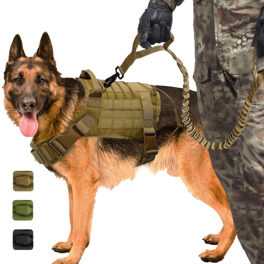 Military Tactical Dog Harness | Big Dog Harness Vest – Ashok Treasures