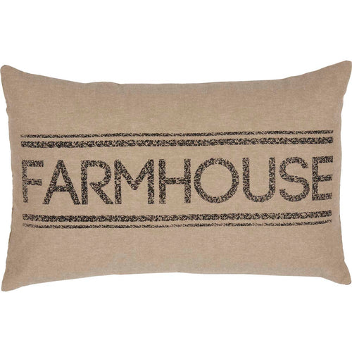 Heritage Farms Sheep and Star Hooked Pillow - 14x22