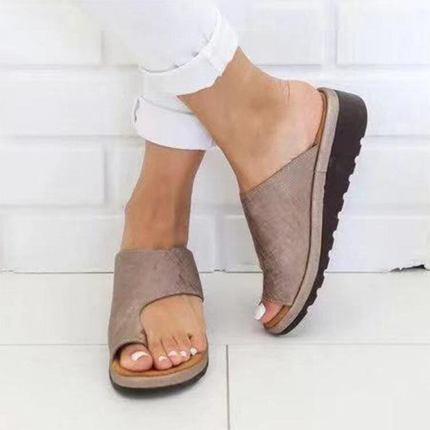 comfy platform slip on shoes