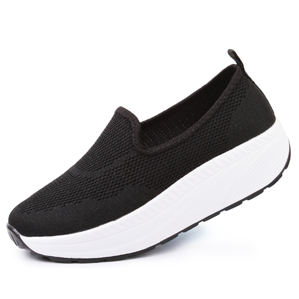 Comfy Slip-On Double Mesh Platform 