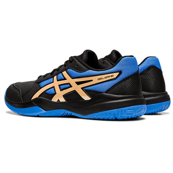 blue and gold asics