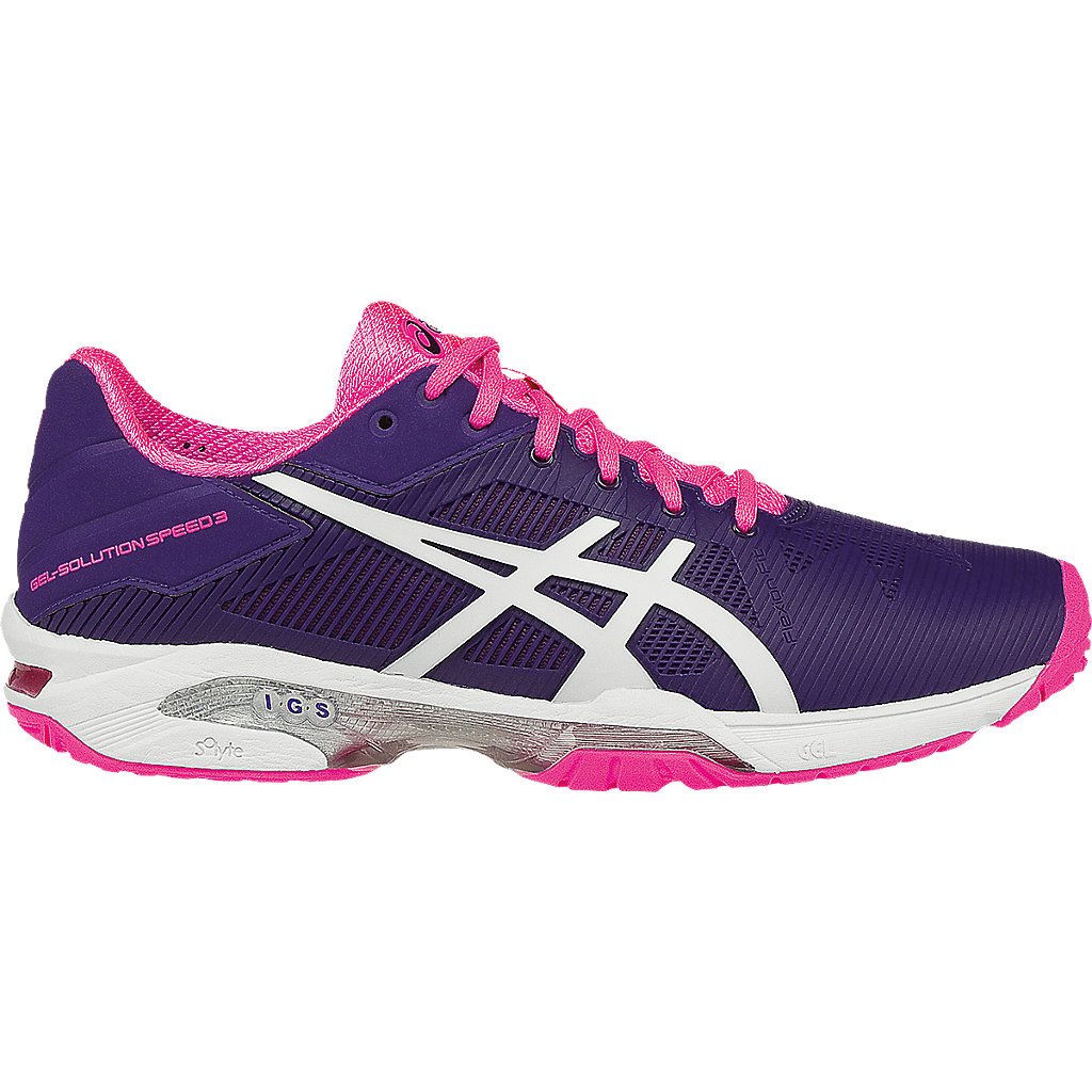 asics purple womens running shoes