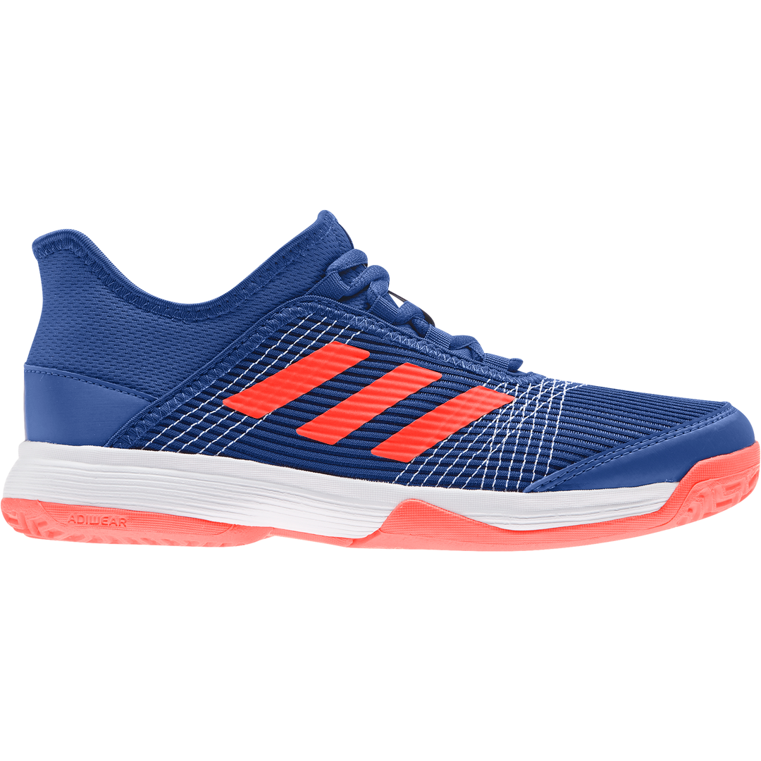 adidas Adizero Club K Junior Tennis Shoe (Blue/Red/White) | RacquetGuys.com