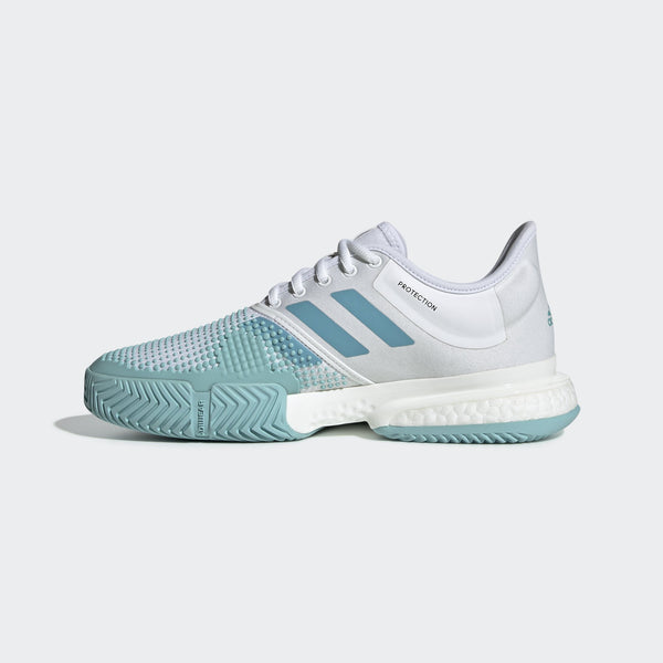 adidas solecourt boost parley white women's shoes