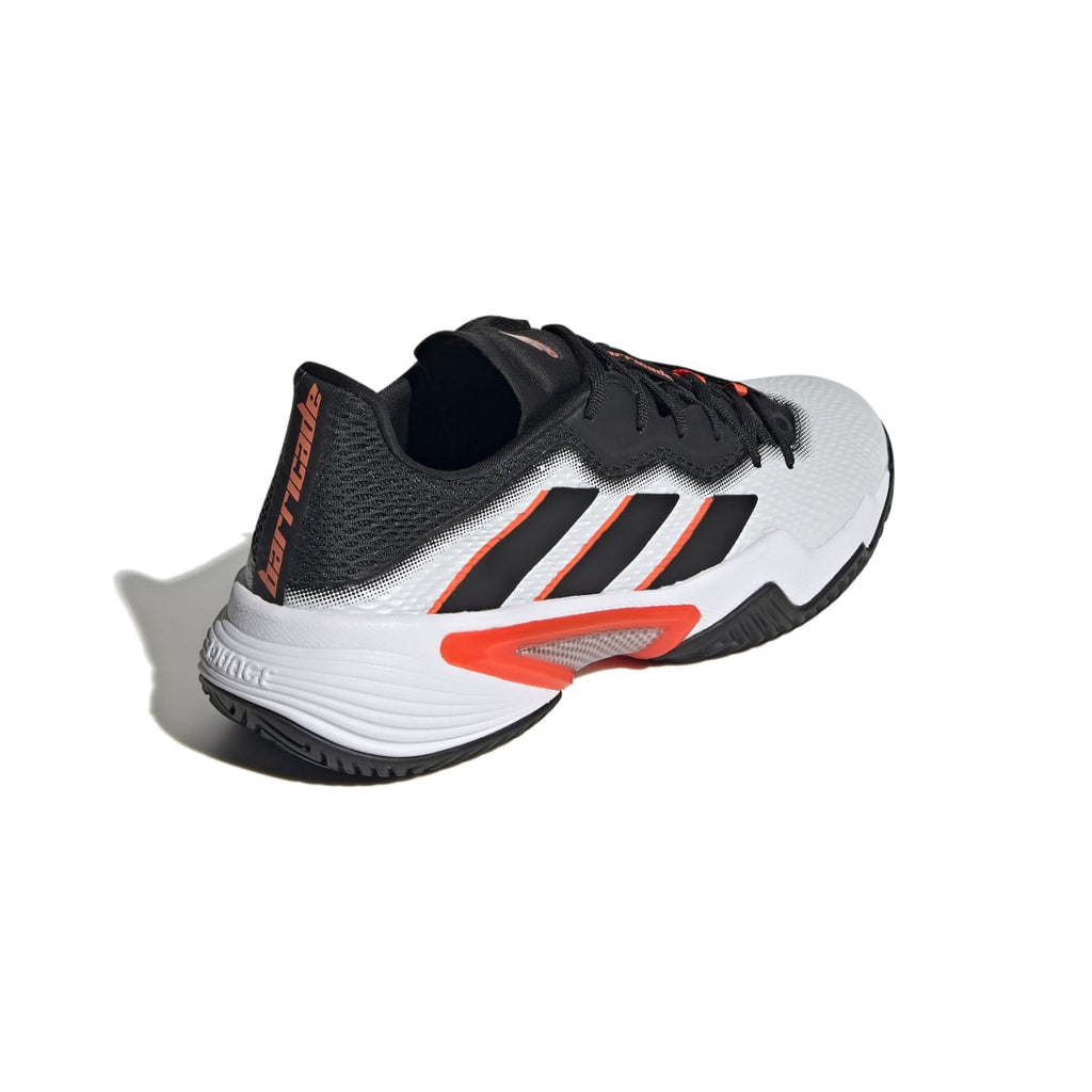 adidas Men's Tennis Shoe (White/Black/Red) RacquetGuys