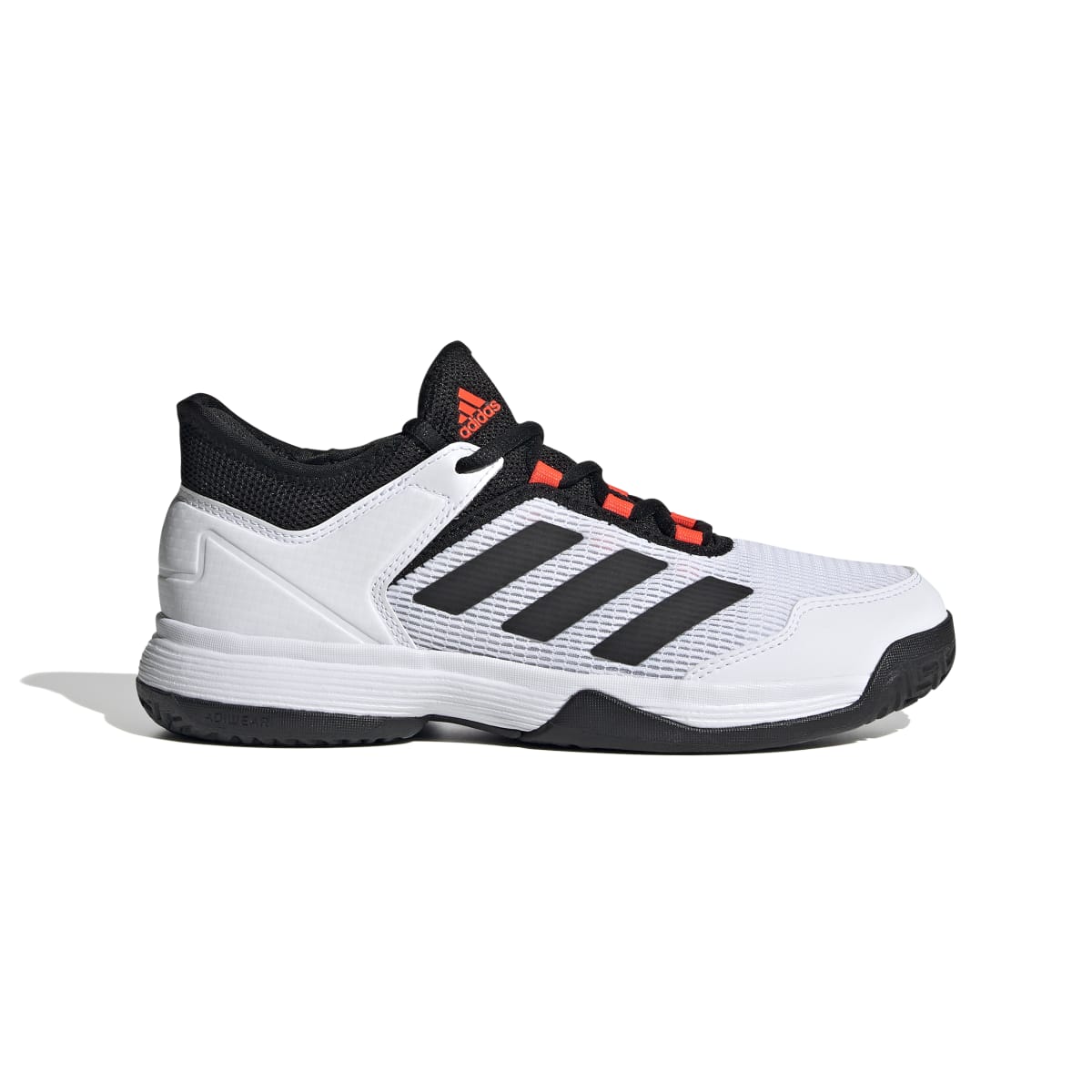 Adidas 4 Junior Tennis (White/Black/Red) | RacquetGuys