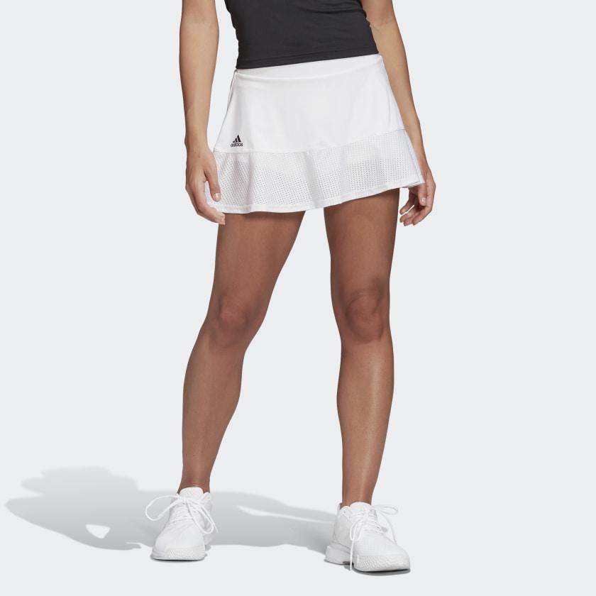 Condición Oferta toque adidas Women's HEAT.RDY Match Skirt (White) | RacquetGuys