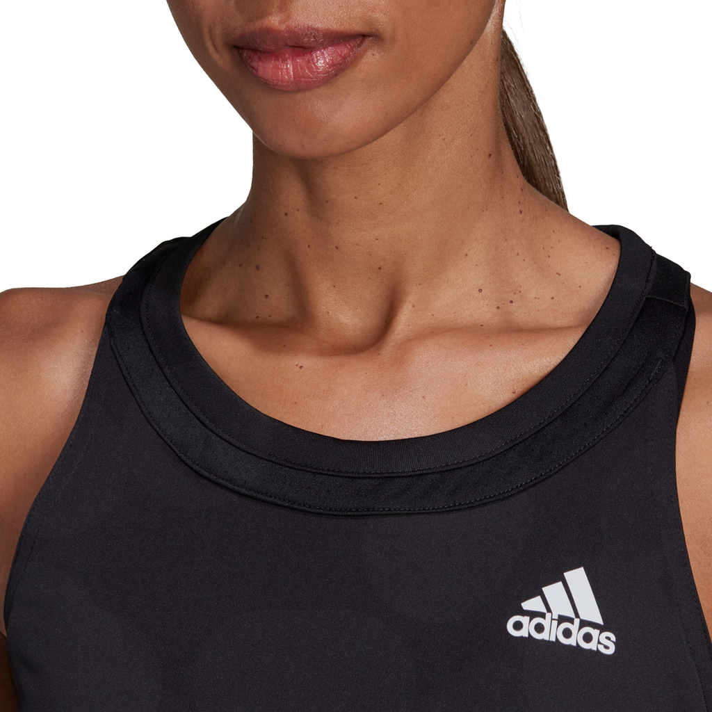 adidas Women's Club Tennis Tank (Black/White)