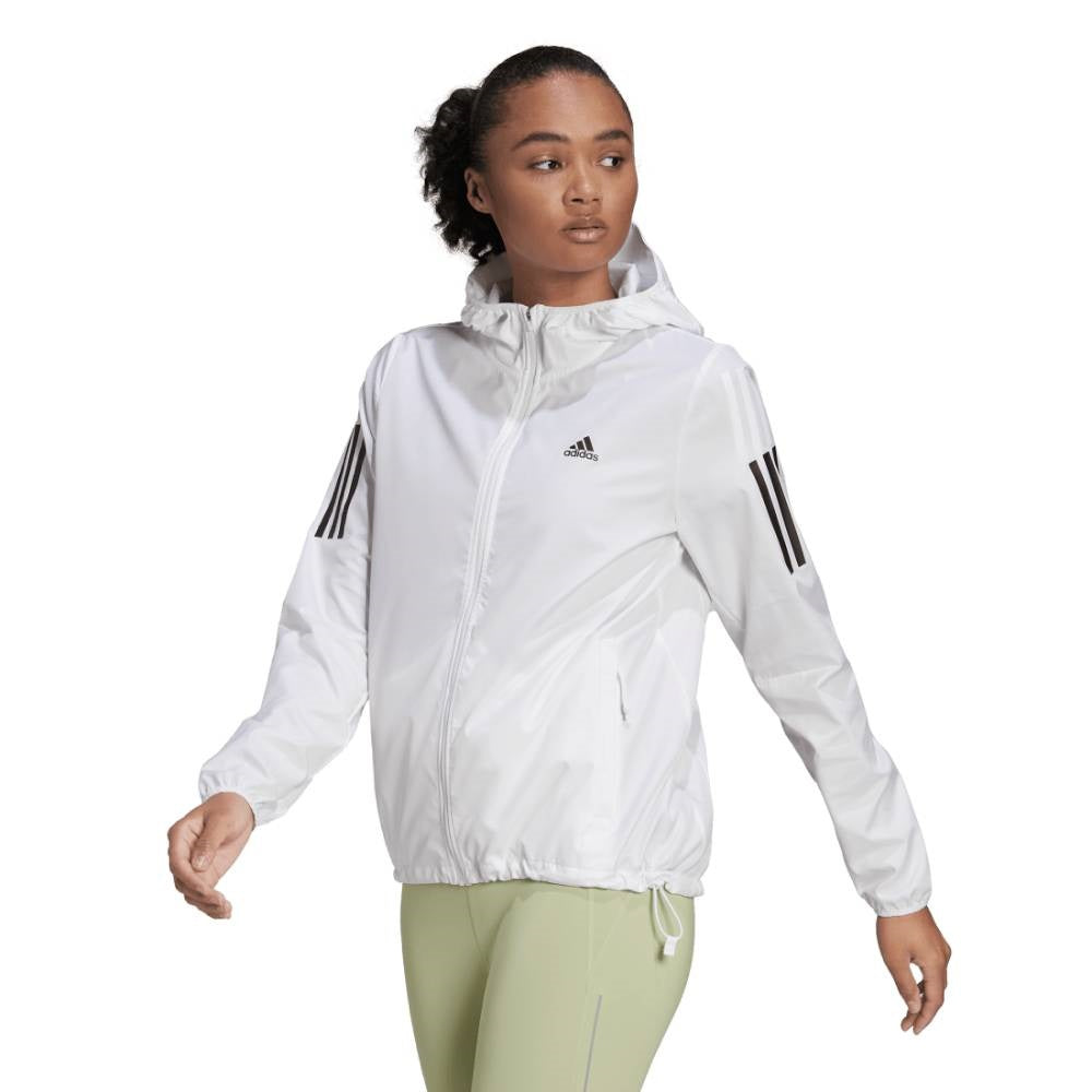 Revolucionario hielo Desgastar adidas Women's Wind Breaker Jacket (White) | RacquetGuys