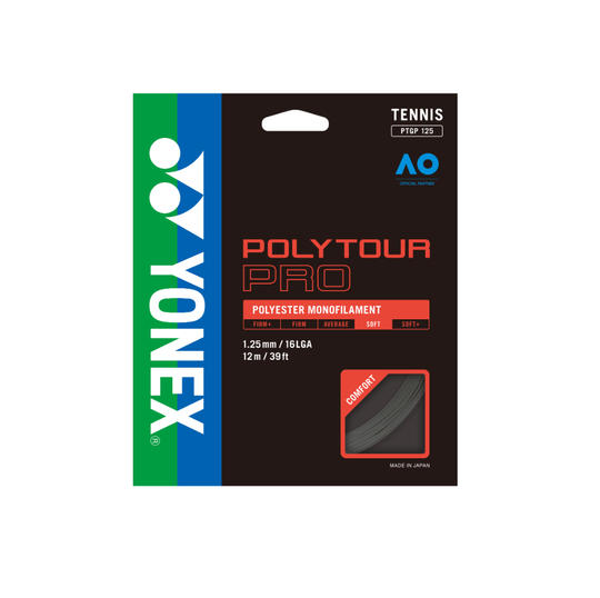 Yonex Poly Tour Pro 1.25/16L Tennis String Reel , Graphite
