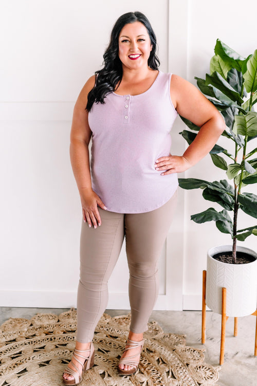 Square Neck Top With Built in Bra In Radiant Lilac – Iris & Rainbow Boutique