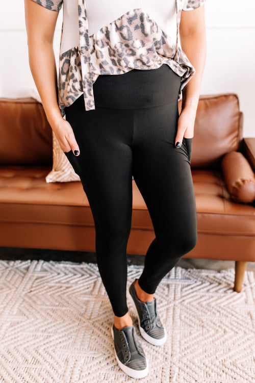 The Last Pocket Capri Leggings You'll Ever Need in Black