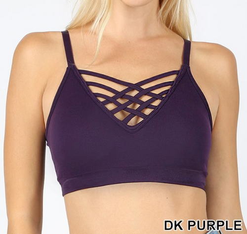 Bebe Lace Up Sports Bras for Women