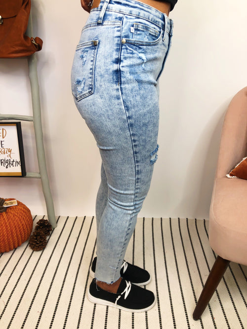 A112 Stop and Stare Judy Blue High Waisted Jeans – Iris & Rainbow Boutique