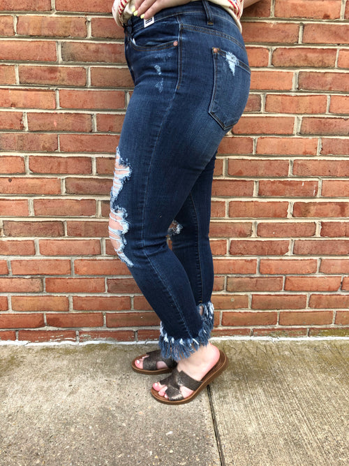 #A112 Stop and Stare Judy Blue High Waisted Jeans