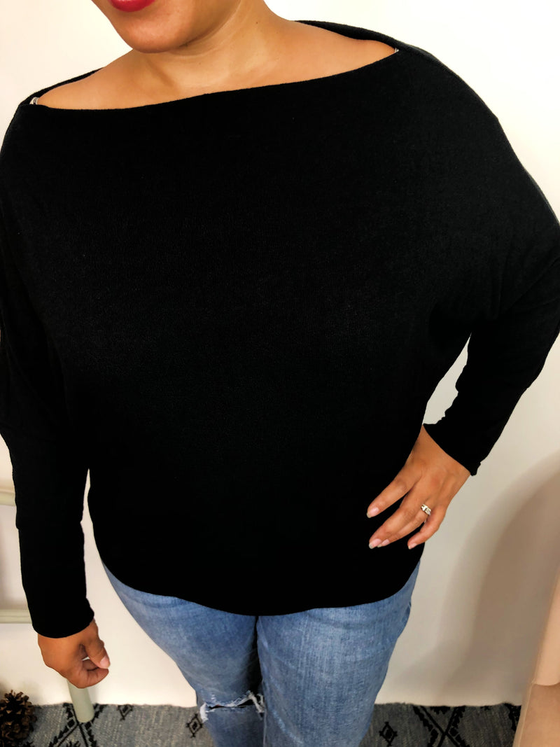 #K784  Hanging On To My Love Dolman Top
