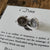 Peace Stud earrings - Dove Wax seal earrings