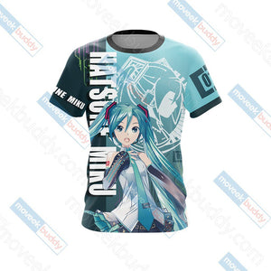 Hatsune Miku New Collection Unisex 3D T-shirt